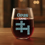 3402IGE1 opas gang kreuzwortratsel _personalisiertes weinglas ohne stiel opa 3402I8Q5B