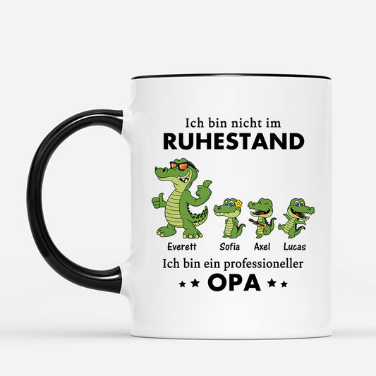 3488MGE2 ich bin professioneller opa krokodile personalisierte opa t shirts 3488M6M8B