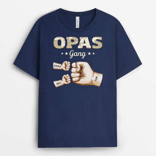 3508AGE2 papas gang  personalisiertes t shirt fur papas mit faustmotiv im aquarellstil