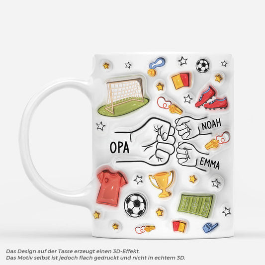 3608MGE1 papa und kinder fussballmotiv  personalisierte tasse mit 3d inflated effekt fur papas_e19f2088 a00b 45d9 ba36 942be7b74c6e
