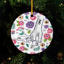 3644OGE1 3d druck effekt mama kinder lila blumen personalisierte keramik ornamente_ mama 3644O8T5A