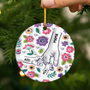 3644OGE2 3d druck effekt mama kinder lila blumen personalisierte keramik ornamente_ mama 3644O8T5A