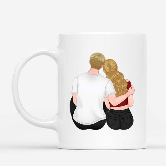 3742MGE2 mein liebster ort auf dieser welt ist neben dir  personalisierte tasse fur paare