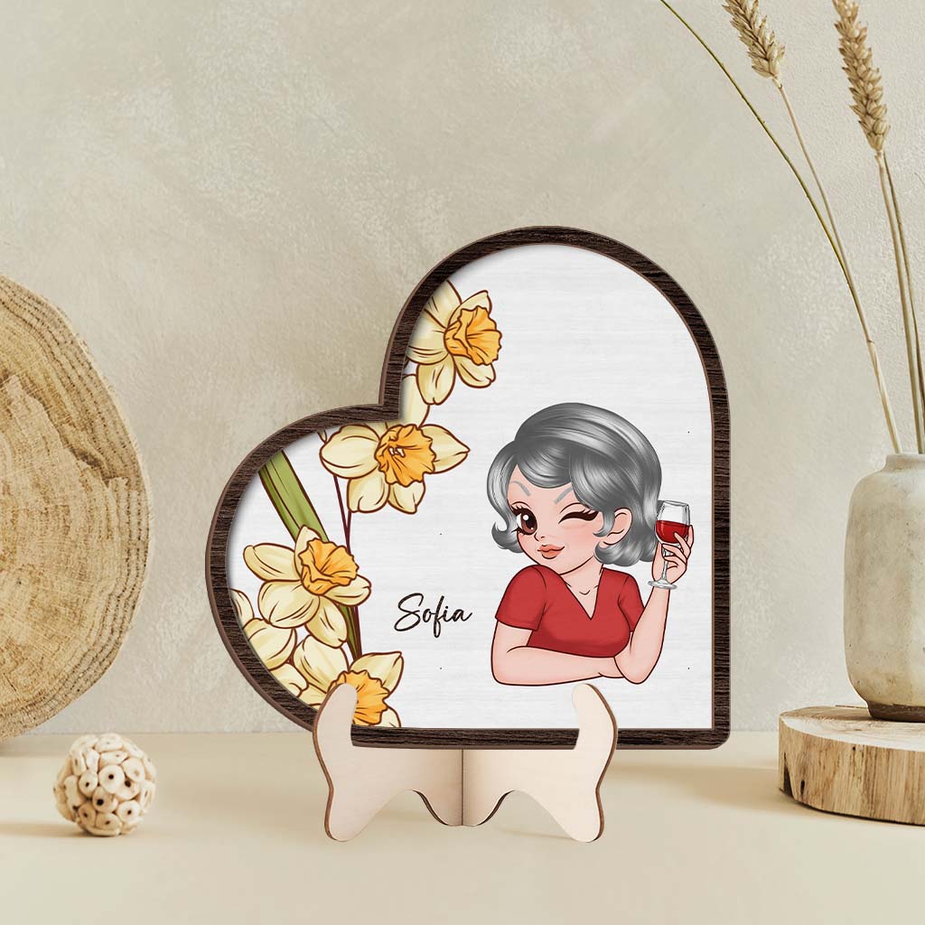 3798QGE2 stilvolle frau holztafel personalisiert frauen 3798Q5L7A