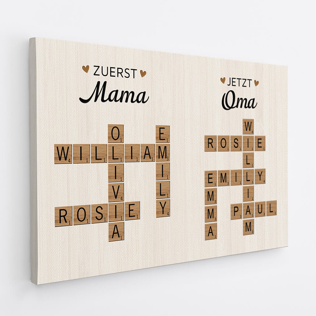 3800CGE2 zuerst mama jetzt oma kreuzwortratsel  personalisierte leinwand fur omas 3800C_2f236f8b 81c4 47c1 bf93 7fe4d5ca9566