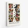 3816CGE2 der beste papa der welt personalisierte leinwand papa 3816CTK5B