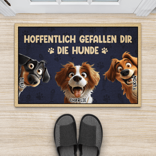 3872DGE2 hoffentlich gefallen dir die hunde fussmatte personalisiert hund_ 3872DTN5C_1