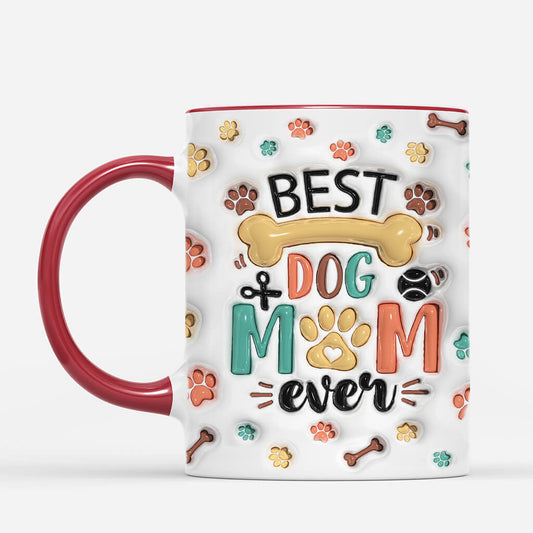 3893MGE2 3d druck effekt beste hundemama aller zeiten cartoon personalisierte tasse fur hundeliebhaberin 3893M8T8A