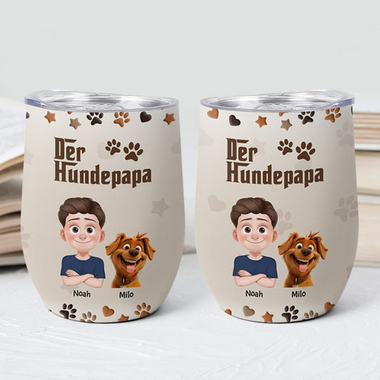 3908TGE2 die hundemama personalisierter thermobecher 355ml fur hundemama cartoon 3908TQ0C