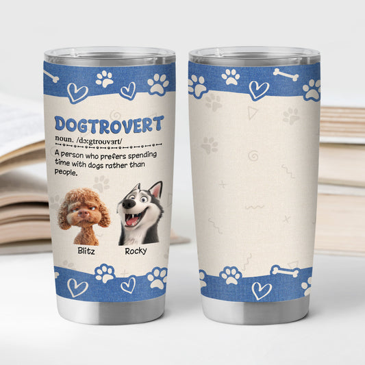 3910TGE2 definition dogtrovert personalisierter thermobecher 20oz fur hundeliebhaber 3910T3M5C