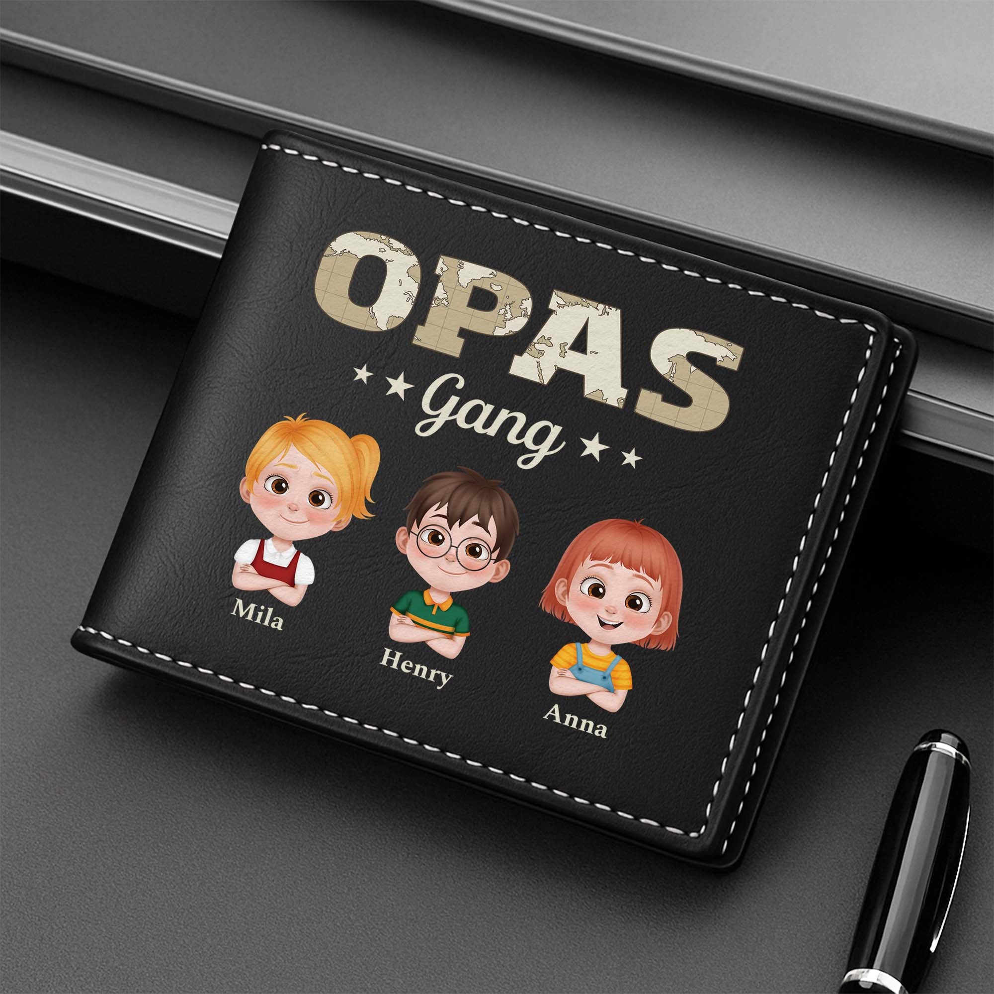 3942JGE2 papas gang weltkarte geldborse herren personalisiert_ 3942J5T0B