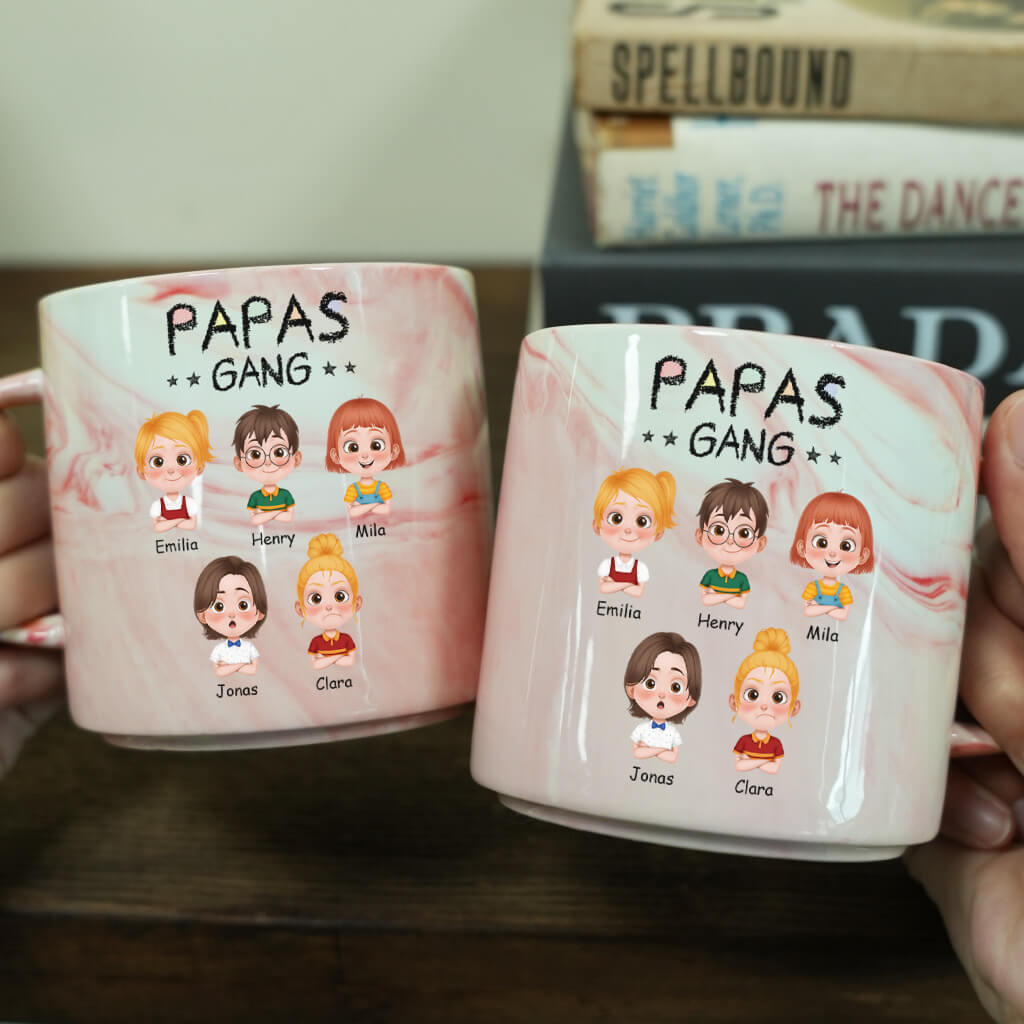 3943MGE2 cartoon buntstifte omas mamas gang personalisierte marmor tasse fur omas mamas 3943M5T0A