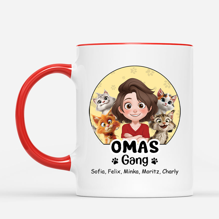 3983MGE2 papas gang personalisierte tasse fur katzenpapa cartoon 3983M6K8C