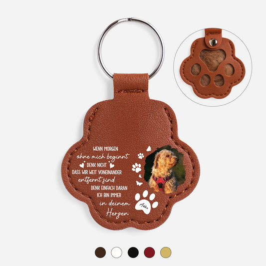 3988AGE1 ich bin fur immer in deinem herzen personalisierte trauergeschenke  schlusselanhanger hundehaare_ katze foto 3988ajth5c