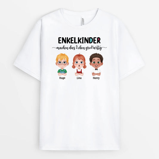 3991AGE1 enkelkinder machen das leben grossartig oma t shirt personalisiert_ 3991ATT0A