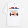 4038AGE2 du ich und der hund personalisierte hunde t shirts fur paare 4038AKH0C