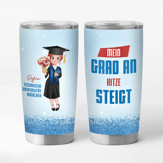 4045TGE1 mein grad an hitze steigt personalisierter thermobecher 20oz fur frauen zur abschlussfeier lustig 4045T5T8A
