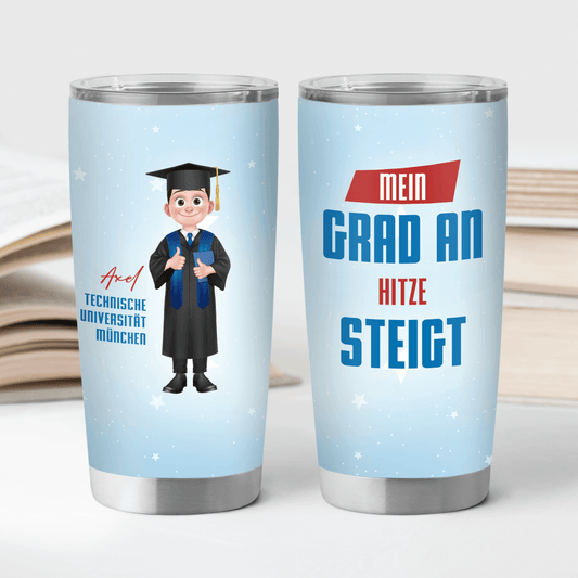 4045TGE2 mein grad an hitze steigt personalisierter thermobecher 20oz fur frauen zur abschlussfeier lustig 4045T5T8A