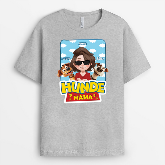 4047AGE2 hundepapa cartoon personalisierte hunde t shirts 4047A5H0C