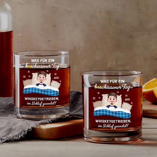 4049IGE2 whiskeygetrieben im schlaf geendet lustiges whiskyglas fur manner personalisiert 4049I5N0A