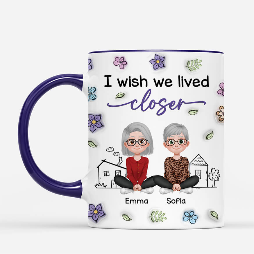 4072MGE2 3d druck effekt ich wunschte wir wurden naher wohnen cartoon personalisierte tasse fur beste freunde 4072M_a39d2820 a964 4895 85dd 180e6f0baa53