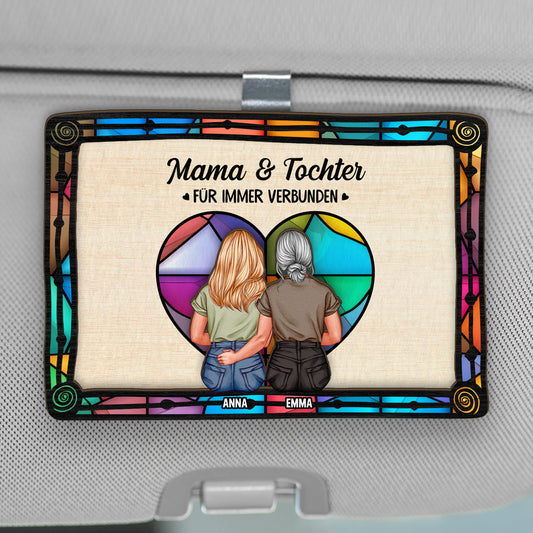 4087GGE1 mama und kinder fur immer verbunden personalisierter auto sonnenblende clip fur mamas 4087GKH5A