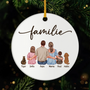 4130OGE1 familie mit hund katze personalisierte keramik ornamente familie_ 4130O6T5I