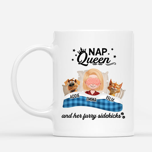 4161MGE1 nap queen katzen tasse personalisiert_ 4161M3M0C
