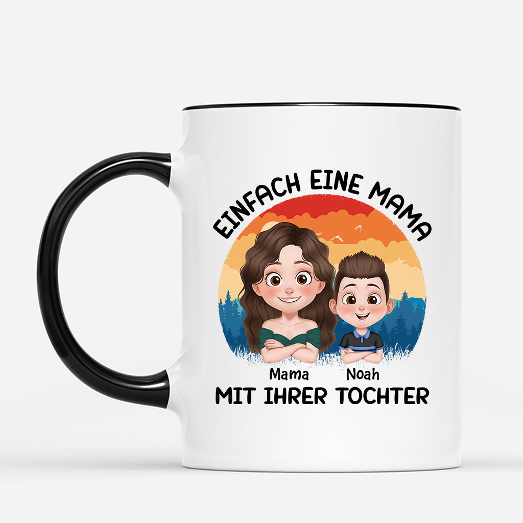 4168MGE2 einfach ein papa und sein madchen personalisierte tasse papa_ cartoon 4168M6I0B