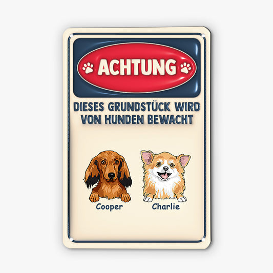 4181EGE2 dieses grundstuck steht unter der aufsicht der hunde turschild hund personalisiert_ 4181ETL0C_fb69717f 4e51 41c5 8c2e 661aea29a611