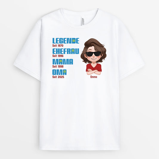 4186AGE1 die legende seit cartoon mama t shirt personalisiert 4186A8L0A_5f815275 5136 4d55 baf6 1ee899c04f39