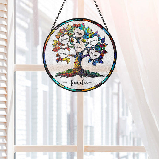 4189UGE2 stammbaum personalisierter buntglas sonnenfanger_ fur die familie 4189U9L5I