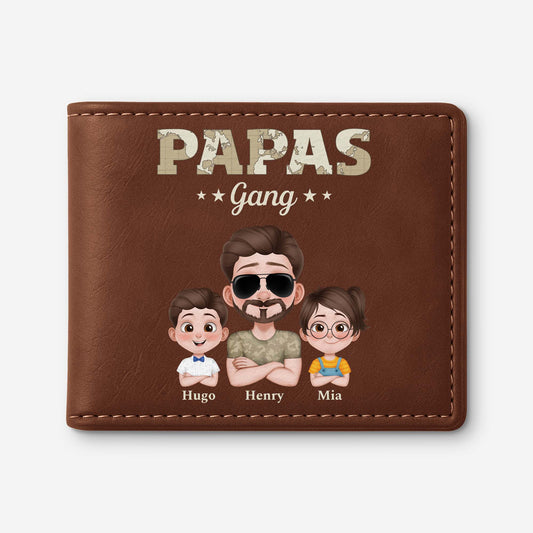 4231JGE1 papas gang weltkarte armeemuster geldborse herren personalisiert_ 4231J3T0B