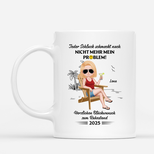 4239MGE1 nicht mehr mein problem lustige tasse rente fur frauen personalisiert 4239M5H0A