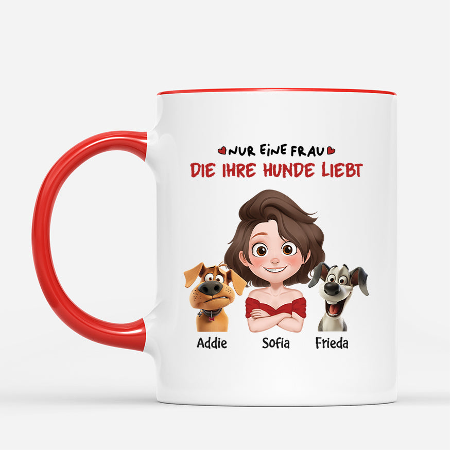 4255MGE2 einfach ein junge der seine hunde liebt personalisierte tassen hund_ 4255M8K0C