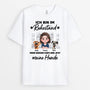 4263AGE1 meine einzigen chefs sind jetzt meine hunde personalisierte hunde t shirts 4263ATK0C