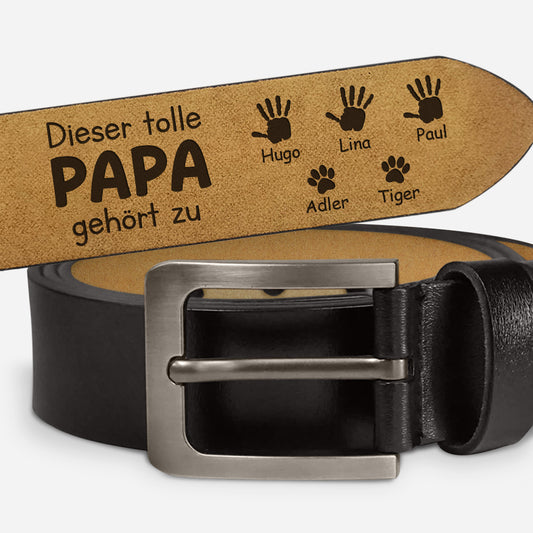 4382JGE1 dieser tolle papa gehort zu personalisierter gurtel fur papa 4382J8L5B