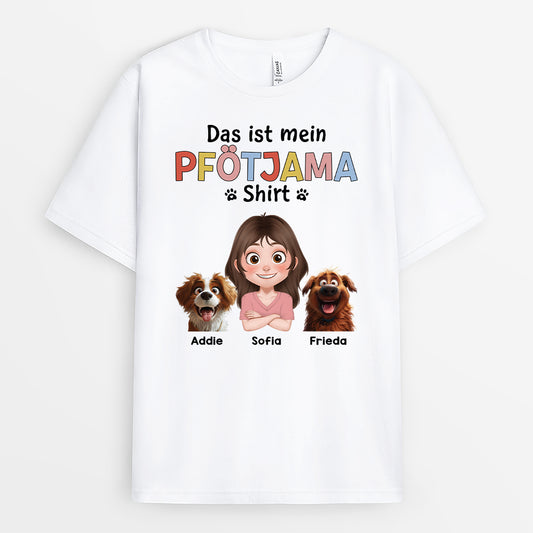 4466AGE1 das ist mein pfotjama shirt t shirt hund personalisiert 4466AKK0C