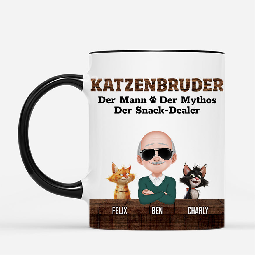 4501MGE2 katzenpapa der mann die legende der snack dealer tasse mit hunden personalisierte_ 4501M5K0D