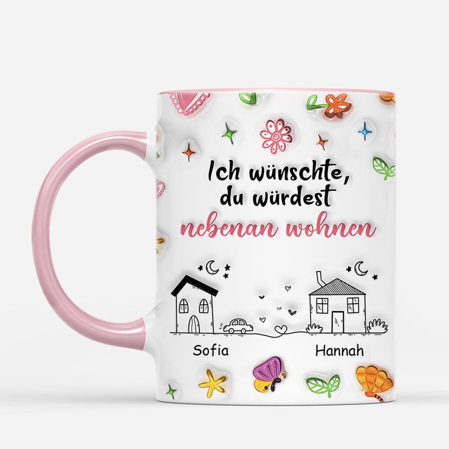 4504MGE2 3d druck effekt ich wunschte du warst naher funkeln beste freunde tasse personalisiert_ 4504MKK5F