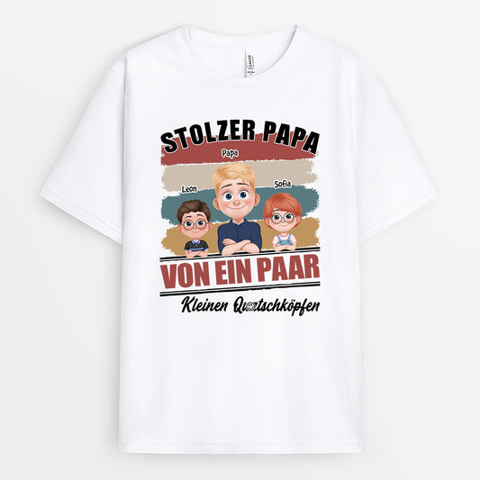 4507AGE1 stolzer papa einiger kleiner chaoten lustiges t shirt papa personalisiert_ 4507AK4MB_7d6d6de0 99a8 46d6 9cb5 bdb79ecac730