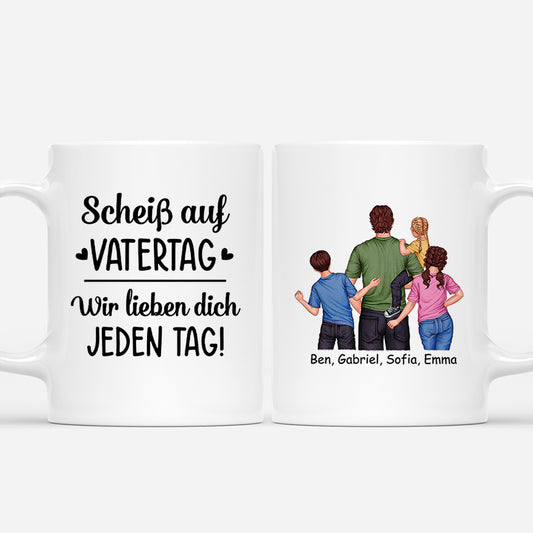 4523MGE1 wir lieben dich jeden tag cap personalisieren fur papa zum vatertag 4523M3L5B