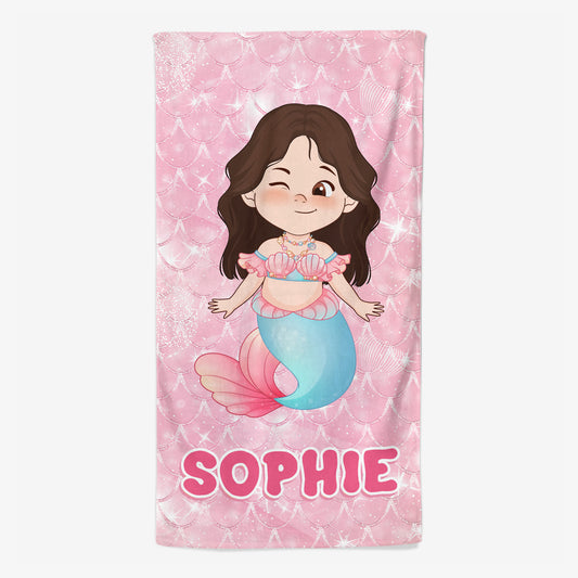 4538BGE1 chibi kleine kinder personalisierte strandtucher_ 4538BKQ0K