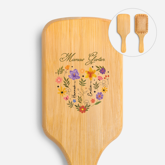 4541AGE1 mamas garten personalisiertes geschenk  bambus haarburste mama  oma 4541aq_d007c2c3 8838 4cad bb5f 893ce415b8cc