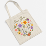 4541BGE2 mamas garten personalisiertes geschenk  einkaufstasche mamaoma blumen 4541bchta