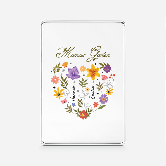 4541RGE1 mamas garten rechteck acryl aufsteller personalisiert mama  oma 4541rslta