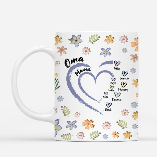 4559MGE1 blumen herzen oma mama tasse oma mama personalisiert_ 4559M5H3A
