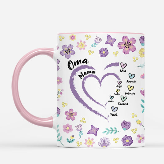 4559MGE2 blumen herzen oma mama tasse oma mama personalisiert_ 4559M5H3A