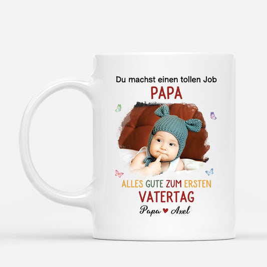 4570MGE1 du machst das ganz toll papa personalisierte tasse papa mit foto 4570M
