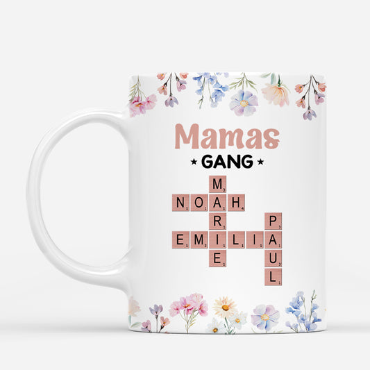 4584MGE1 mamas gang kreuzwortratsel blumen personalisierte tasse mama 4584M3T5A